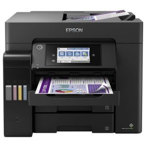 EPSON EcoTank L6570 Office ink tank printer A4 colour 4-in-1 printer with ADF, Wi-Fi and Smart Panel Connectivity and LCD screen