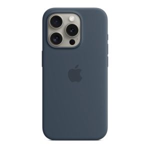 iPhone 15 Pro Silicone Case with MagSafe - Storm Blue