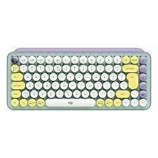 Logitech POP Keys Wireless Mechanical With Emoji Keys keyboard Bluetooth QWERTY English Mint colour 920-010736