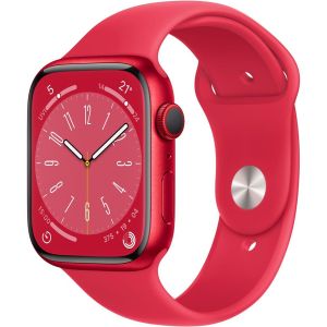 Apple Watch Series 8 41mm GPS + Cellular Aluminium Case with Sport Band Red (MNJ23AE/A)