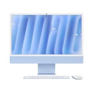 24-inch iMac with Retina 4.5K display: Apple M4 chip with 8âcore CPU and 8âcore GPU, 16GB, 256GB SSD - Blue