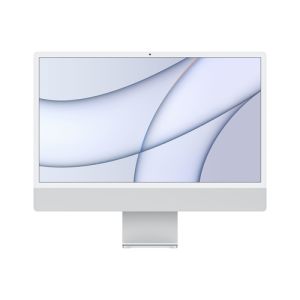 Apple iMac 24-inch with Retina 4.5K display: M1В chip with 8_core CPU and 8_core GPU, 256GB - Silver (2020) MGPC3B/A