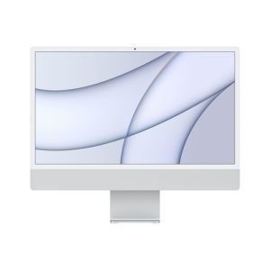 Apple iMac 24-inch with Retina 4.5K display: M1В chip with 8_core CPU and 7_core GPU, 256GB - Silver (2020) MGTF3B/A