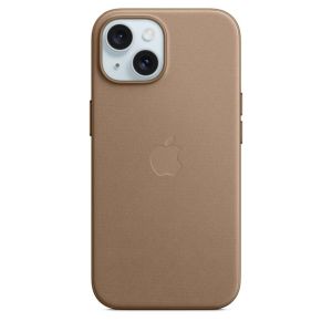 IPHONE 15 FINEWOVEN CASE TAUPE-ZML